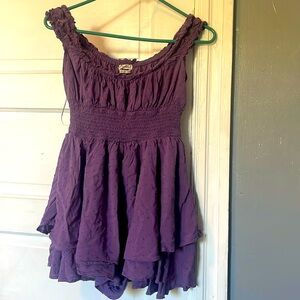 Purple urban outfitters romper